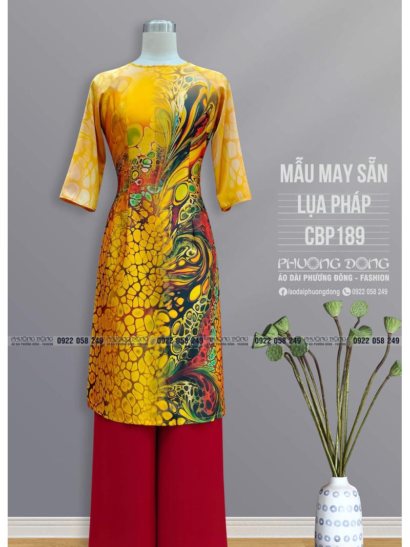 Áo Dài Cách Tân Lụa Pháp CBP189